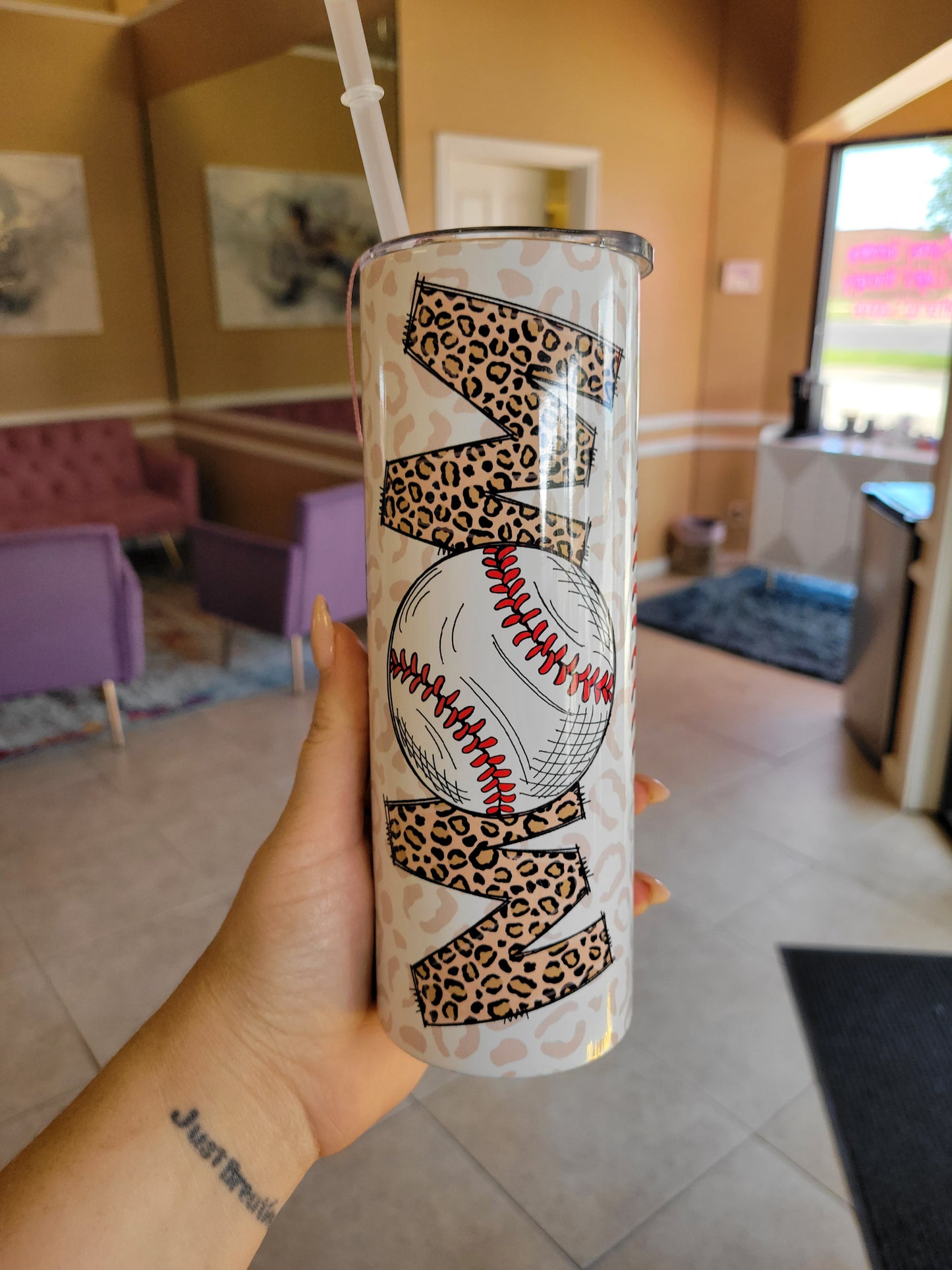 Baseball Mom Tumbler