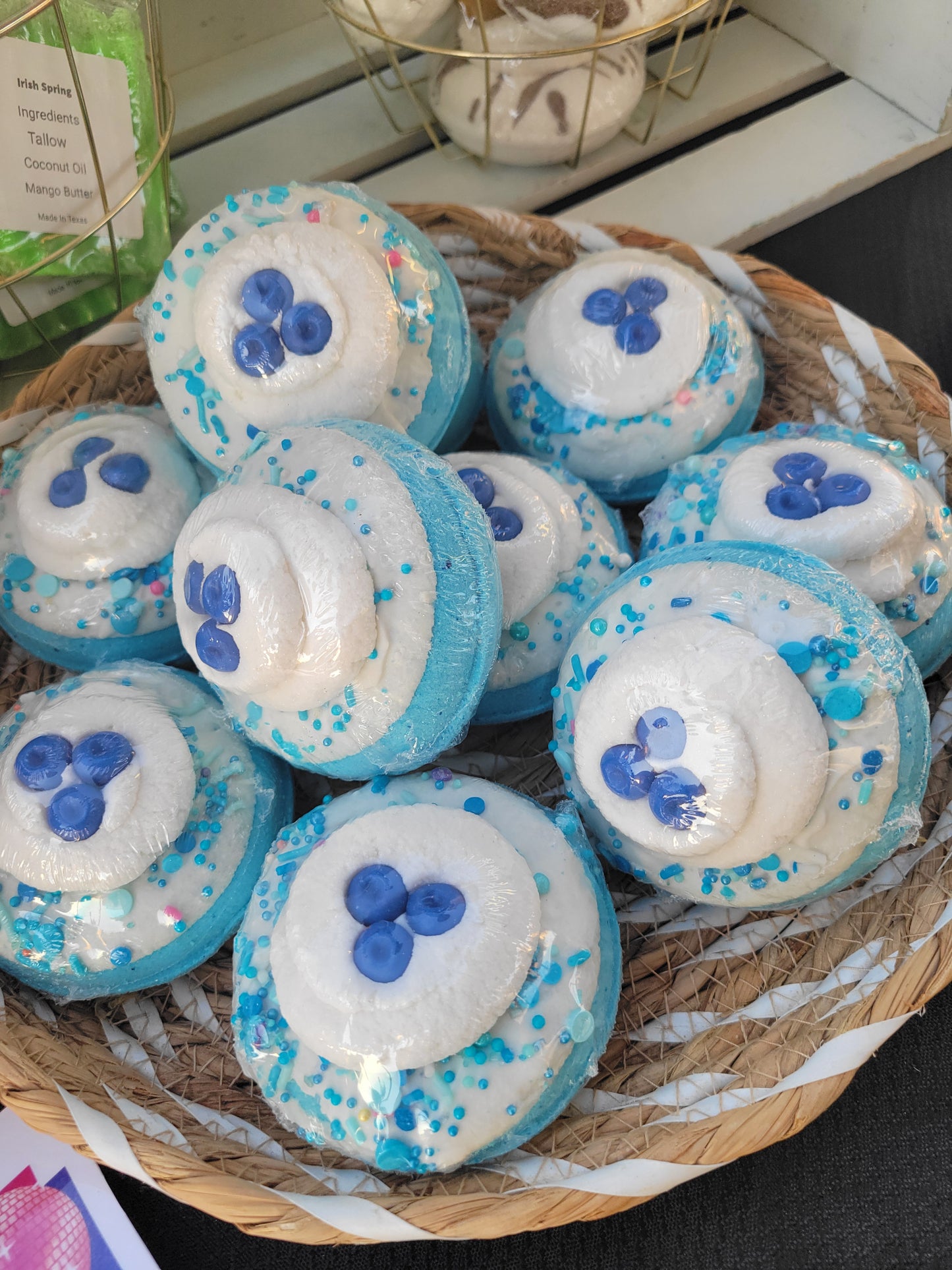 Blueberry Donut Bath Bomb