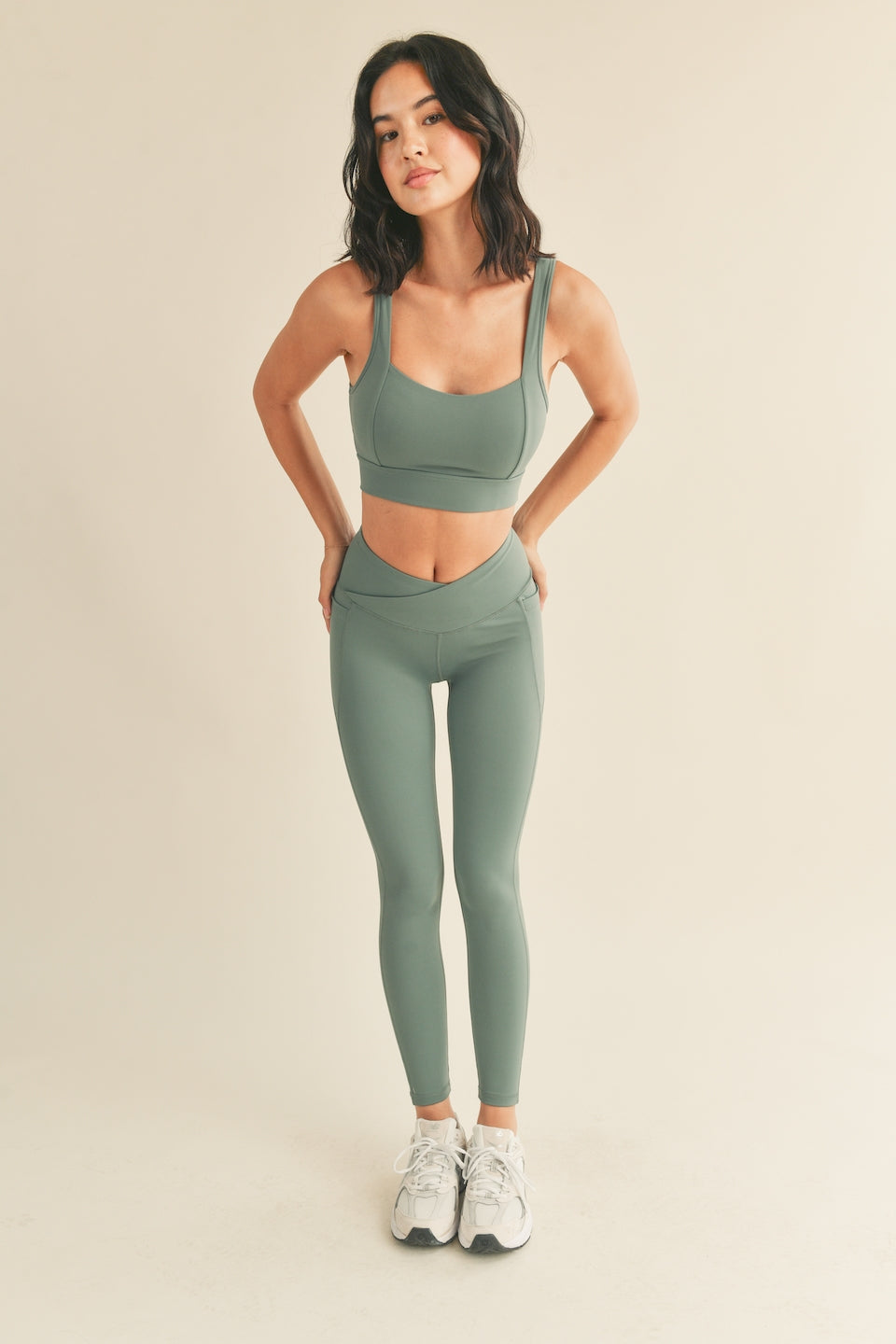 Sage Under Control Bra & Legging Set