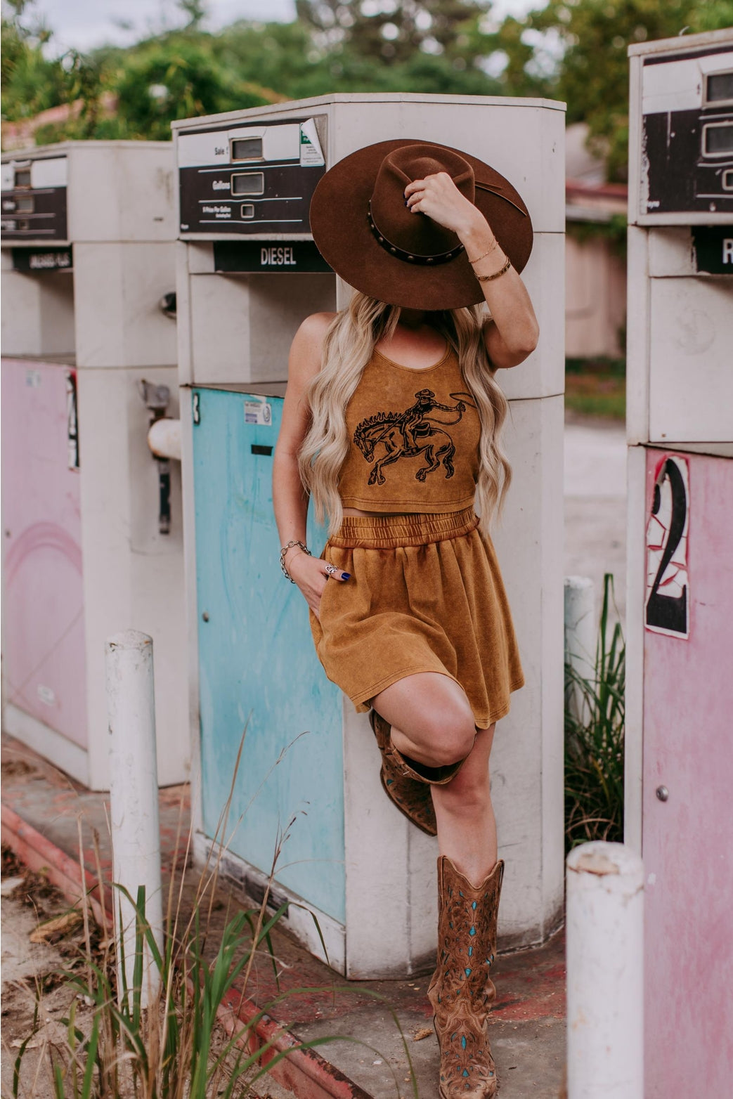 Bronc Bustin Weekend 2 Piece Crop Set